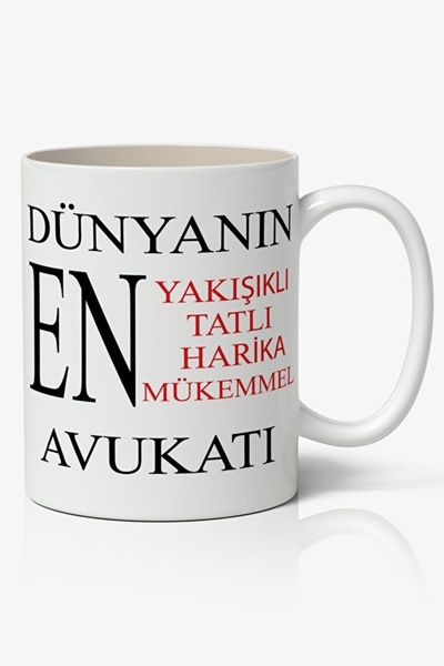 Toyaso كوب أبيض بتصميم أجمل المحامين في العالم، هدية للأحباء والأصدقاء