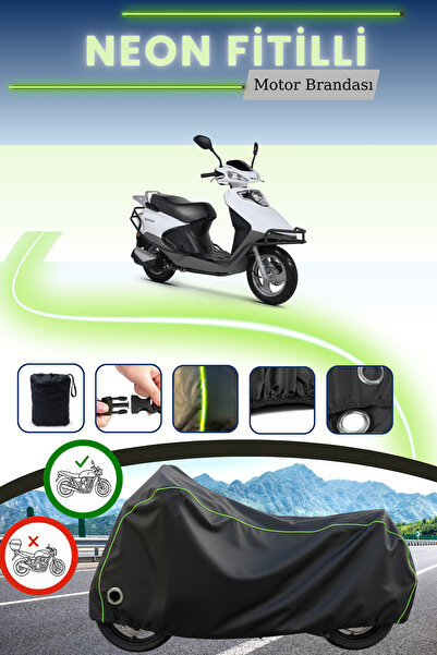 Cemku Fast غطاء محرك متوافق مع نيون فيتيلي RKS سبونتيني 110/125 باللون الأسود