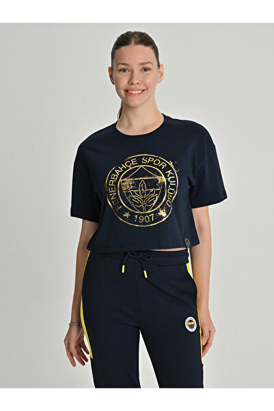 Fenerium KADIN TRIBUN GOLD LOGOLU TSHIRT