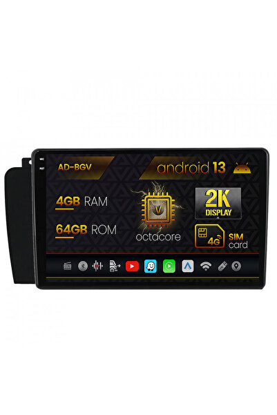 AutoDrop Navigatie Volvo S60 (2004-2009),Android 13,V-Octa/4GB RAM+64GB ROM,9.5"