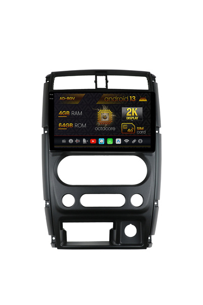 AutoDrop Navigatie Suzuki Jimny (2005+),Android 13,V-Octa/4GB RAM+64GB ROM,9.5"