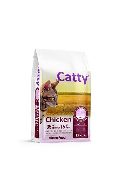 Catty Tavuklu Yavru Kedi Maması 15 Kg