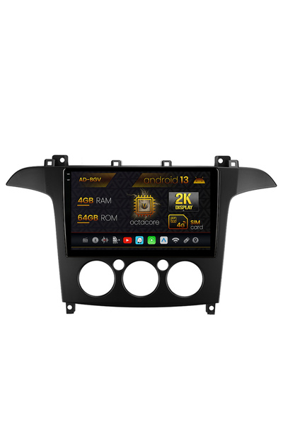 AutoDrop Σύστημα πλοήγησης Ford S-MAX (2006-2015) Κλιματισμός Χειροκίνητο, An...