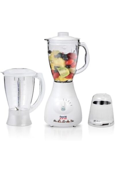 SAACHİ 3-in-1 Blender NL-BL-4361-WH with Auto Cleaning, from Saachi, White, 550.0 Watt