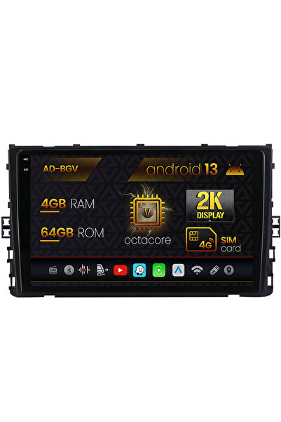 AutoDrop Navigatie Volkswagen Polo (2018+),Android 13,V-Octa/4GB RAM+64GB ROM...