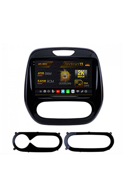 AutoDrop Navigatie Renault Captur (2013-2019),Android 13,V-Octa/4GB RAM+64GB ...