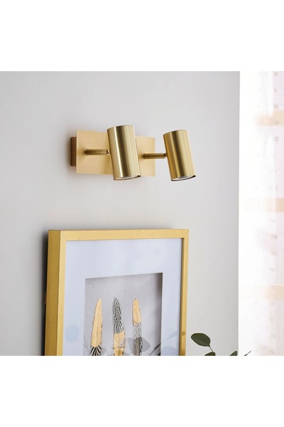 Generic Kiara 2-Light Metal Wall Lamp