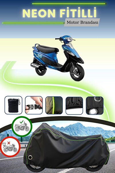 Cemku Fast غطاء محرك متوافق مع نيون فيتيلي تي في إس سكوتي بي بي بلس باللون ال...