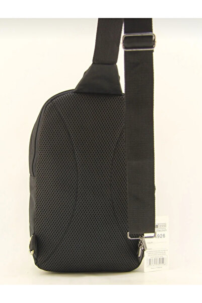 SEVENTEEN Cross Back Shoulder Chest Waterproof Washable Strap Unisex Black Bag 4926