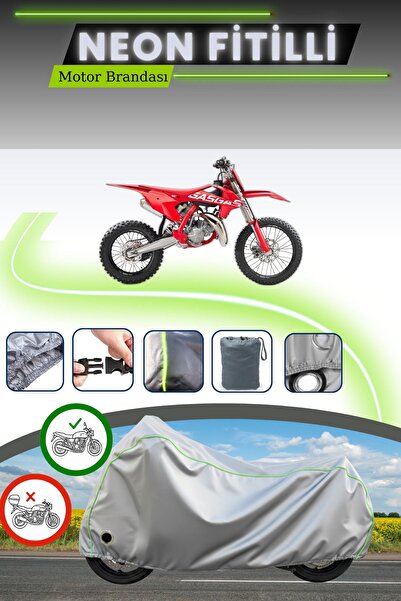 Cemku Fast قماش دراجة نارية رمادي اللون متوافق مع غاز غاز MC 85