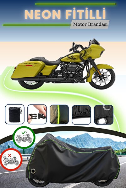 Cemku Fast غطاء محرك متوافق مع نيون فيتيل هارلي ديفيدسون رود جلايد إس تي بالل...