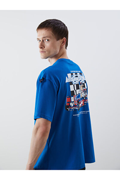 LC Waikiki Ozmarka New Season Crew Neck Nostalgic Monkey Printed Combed Cotto...