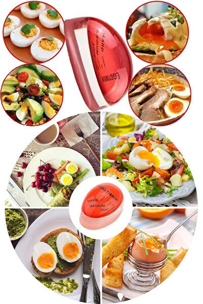 TechnoStation Haşlama Yumurta Zamanlayıcı Egg Timer Yumurtanızın Nasıl Piştiğini Anlayın Yumurta Derece Aleti