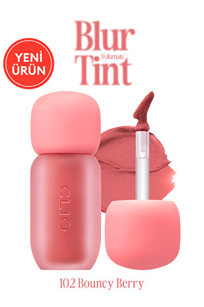 CLIO Blur Efekti Veren, Kadife Bitişli, Dolgunlaştırıcı Tint Volumate Blur Tint 102 Bouncy Berry