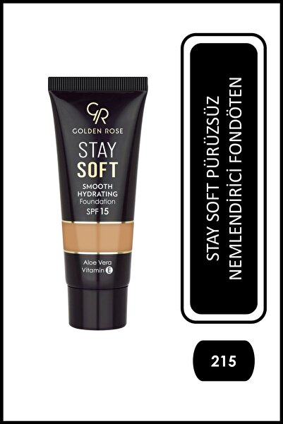Golden Rose Stay Soft Smooth Hydrating Foundation - 215 - Nemlendirici Fondöten