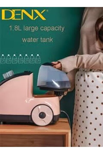 Denx Professional Garment Steamer, 2 in 1, Flatbed Vertical Steamer, 2000W, Fast Heat Up with 1.8L W