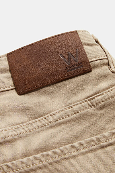 W Collection SLIM BEJ JEAN PANTOLON