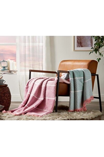 Özdilek Single Cotton Blanket (150X200)-Colorida Pink