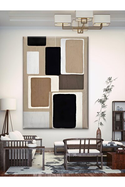 ESLEM KARE DESEN BASKI KANVAS TABLO