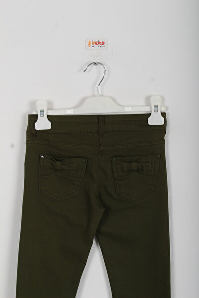 incity Girl's Khaki Bow Pocket Trousers