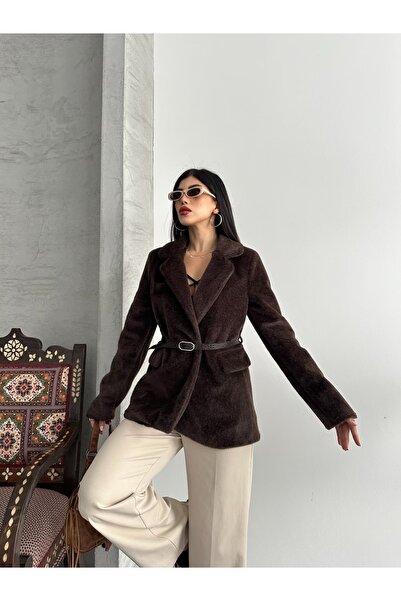 MYGİYİMİSTANBUL Fox Kaşe Winter Puffer Jacket