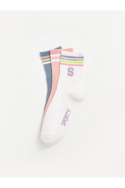 LC Waikiki New Season Printed Women's Socks 3-Pack