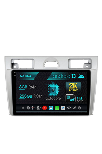 AutoDrop Navigatie Ford Fiesta (2002-2008), Android 13, X-Octa/8GB RAM + 256G...