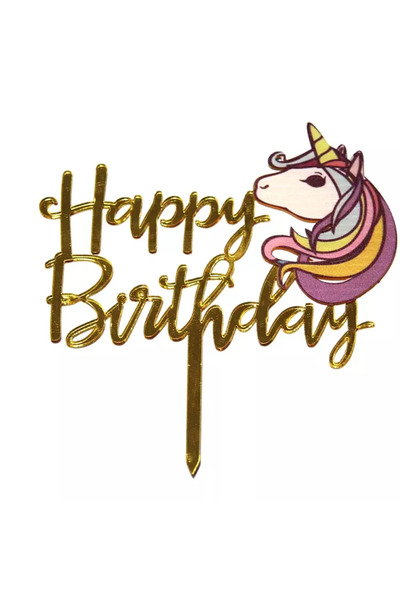 Baloane Vesele Magical Unicorn Cake Topper TOP5