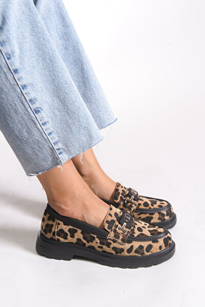 Riccon Women's Loafer 0012500 Leopard