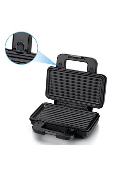 ROHNSON Sandwich maker R2757D, 1000W, termostat, placi detasabile si antiaderente 28.5x15 cm