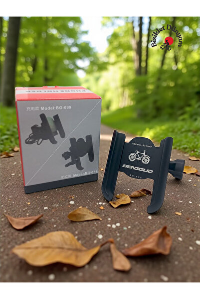 bisiklet dünyam 360° Dönebilen Bisiklet & Scooter Telefon Tutucu Mat Siyah