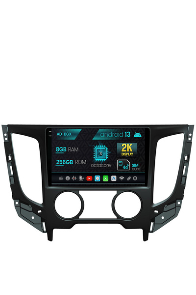 AutoDrop Navigatie Mitsubishi L200 (2014-2020), Android 13, X-Octa/8GB RAM + ...
