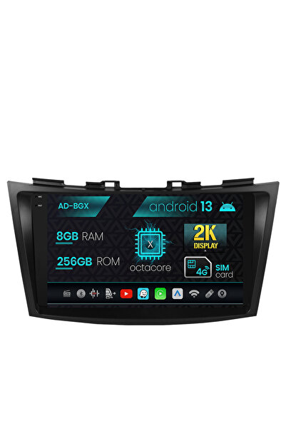 AutoDrop Navigatie Suzuki Swift (2011-2017), Android 13, X-Octa/8GB RAM + 256...