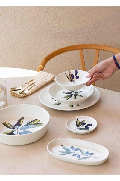 The Mia Olivos Salad Bowl 23X6 cm