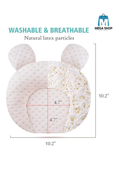 Primo Plus Baby Pillow, Infant Support Pillow, Soft Baby Pillows for Newborns, Unisex (0-12 Months)