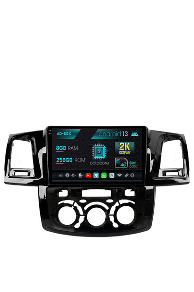 AutoDrop Navigatie Toyota Hilux (2008-2014)Clima Manuala,Android 13,X-Octa/8G...