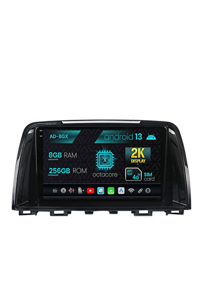 AutoDrop Navigatie Mazda 6 (2013-2015), Android 13, X-Octa/8GB RAM + 256GB RO...