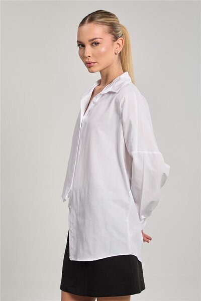 BARRELS AND OIL Women's Long Sleeve Shirt - White