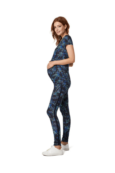 Queen Mum Colanti/leggings gravide cu imprimeu
