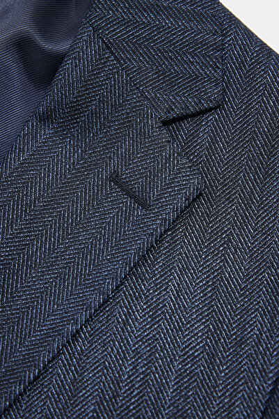 W Collection LACİVERT DÜĞMELİ CEKET