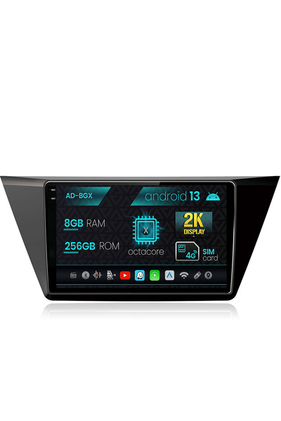 AutoDrop Navigatie Volkswagen Touran (2016+), Android 13, Z-Octa/8GB RAM + 25...