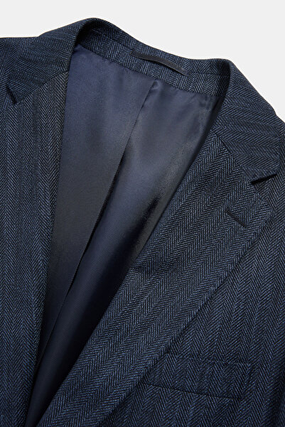 W Collection LACİVERT DÜĞMELİ CEKET