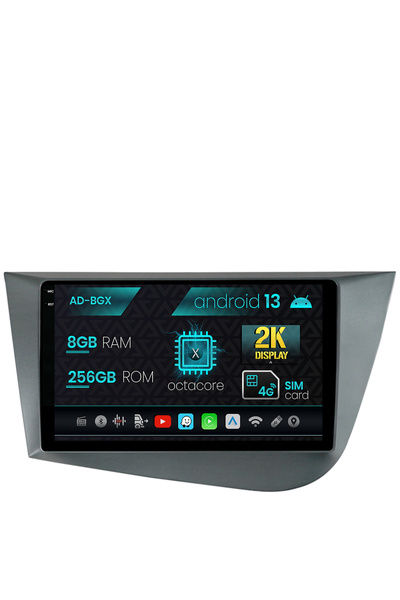 AutoDrop Navigatie Seat Leon (2005-2012), Android 13, X-Octa/8GB RAM + 256GB ...