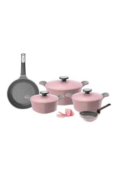 NEOFLAM Xtrema 8-Piece Cookware Set Pink 20/22/26/24/14 cm