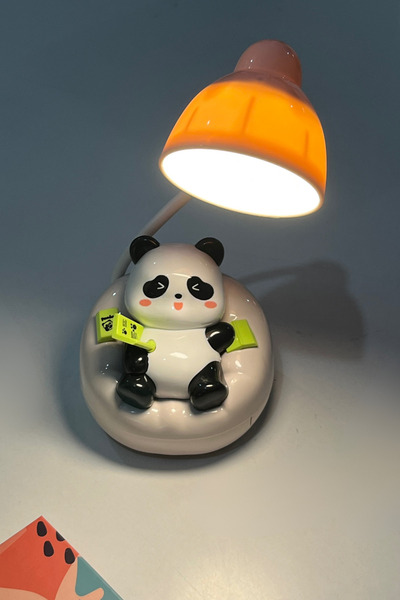Genel Markalar Renkli Panda Masa Lambası, Dekoratif ve Şık Tasarım