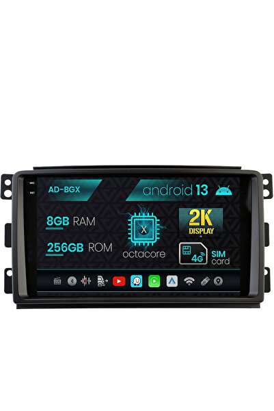 AutoDrop Navigatie Smart For Two (2007-2010), Android 13, X-Octa/8GB RAM + 25...