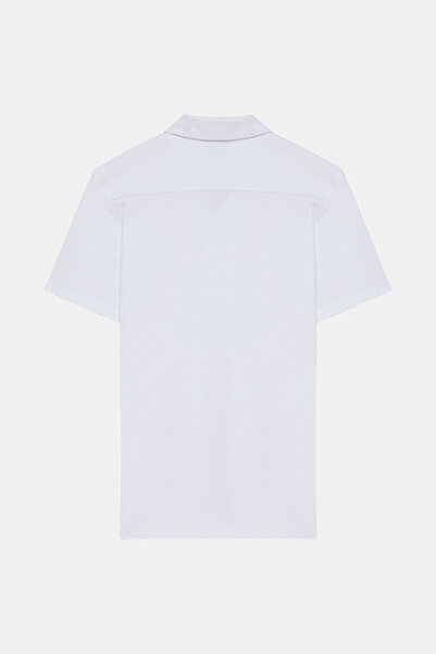W Collection WHITE POLO NECK T-SHIRT