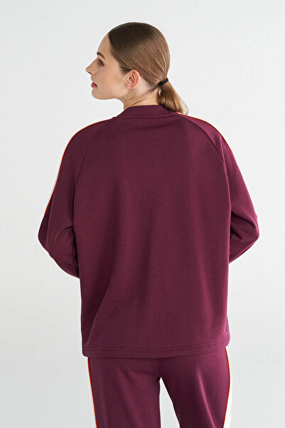 hummel Rodri Zippered Burgundy Women's Sweatshirt 922427-3858