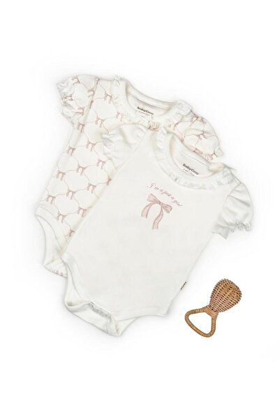 BabyCosy Organic Wear بدلة أطفال قصيرة الأكمام مكونة من قطعتين - للأطفال حديث...