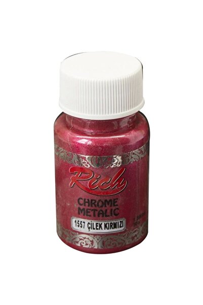 Rich Supertrend Chrome Metalik Boya 50 cc. 1557 Çilek Kırmızı